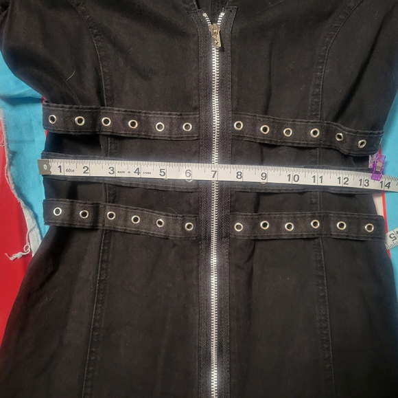 Authentic y2k vintage Tripp hot topic long coat lace up corset - Picture 11 of 14